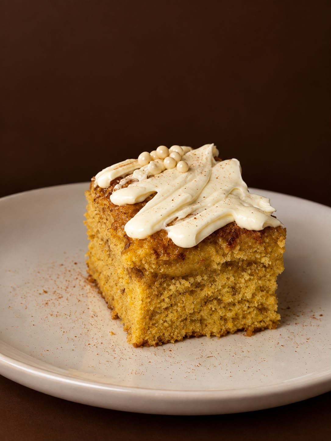 Pumpkin Spice Cake - Frosting Cream Cheese